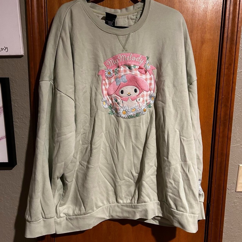 My Melody Embroidered Sweatshirt - Size 3x
